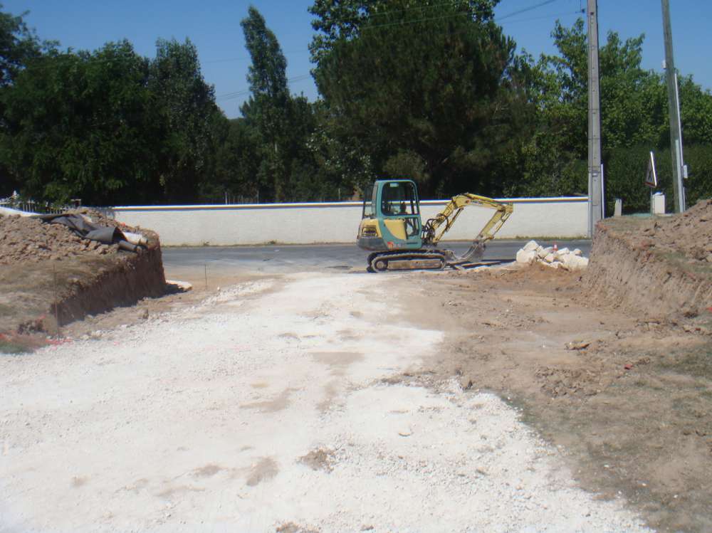 Chantier à Saint-Christophe