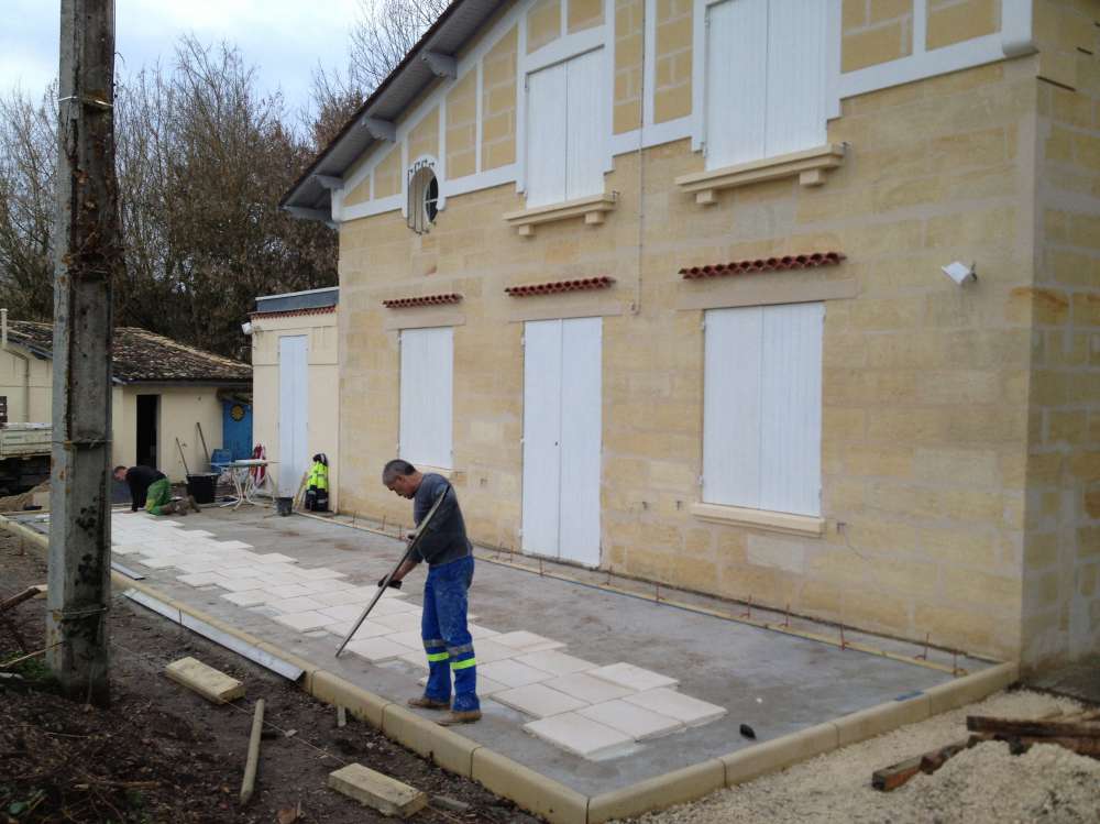 Chantier à Saint-Seurin
