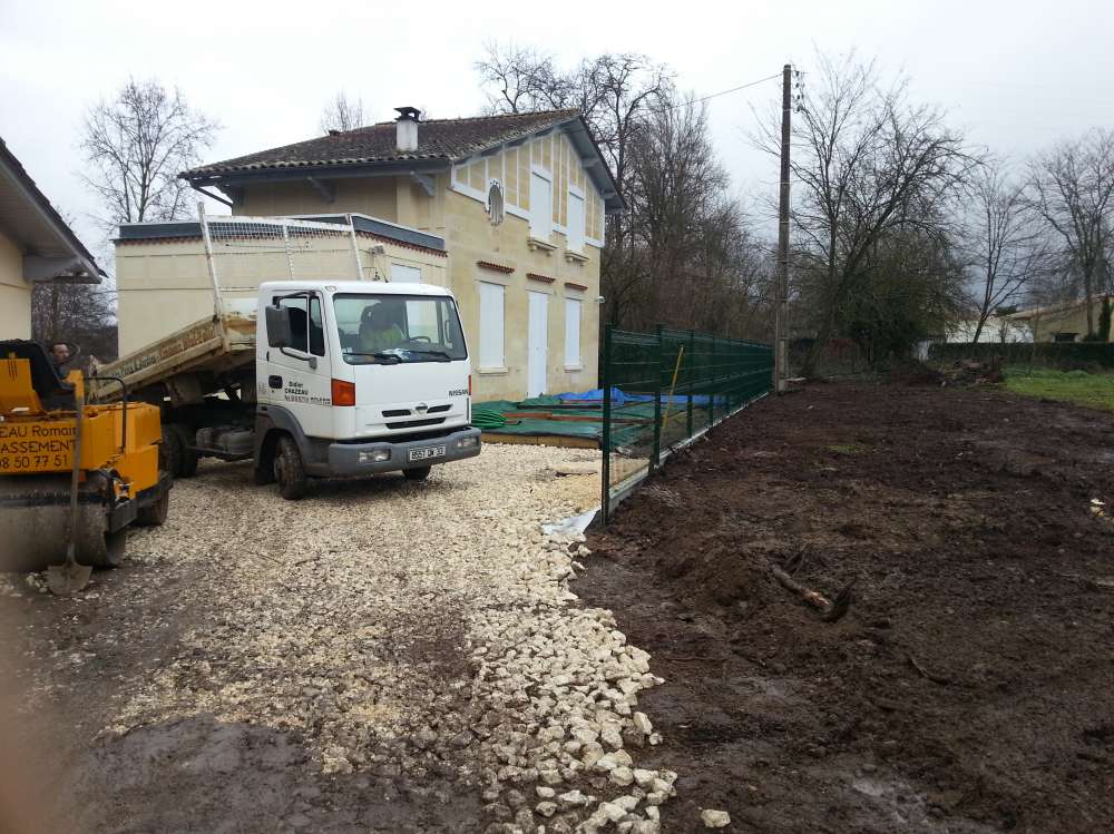Chantier à Saint-Seurin
