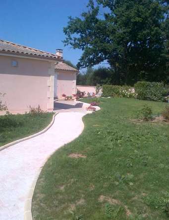 Création d'allées de jardins